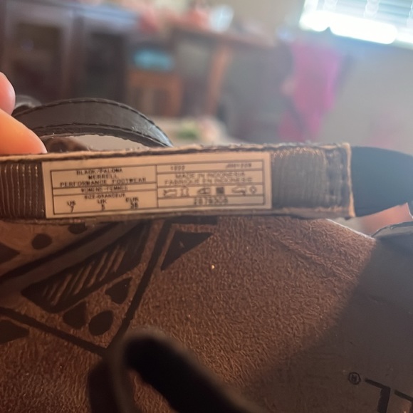 Merrell Black Paloma Sandles Size 7 Women’s New - Picture 5 of 5